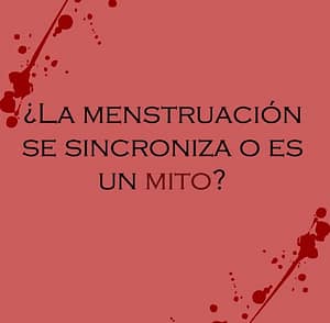 Ilustración de ciclos menstruales sincronizados