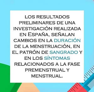 variaciones del ciclo menstrual tras COVID-19